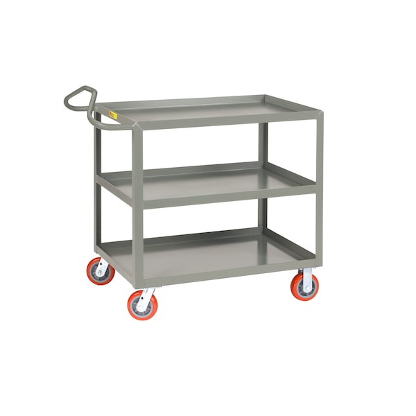 2000 lbs. Capacity, Lipped Shelves, 3 Shelves, 24" x 48" Shelf